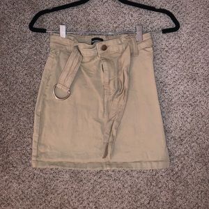 Beige /Tan Mini Skirt